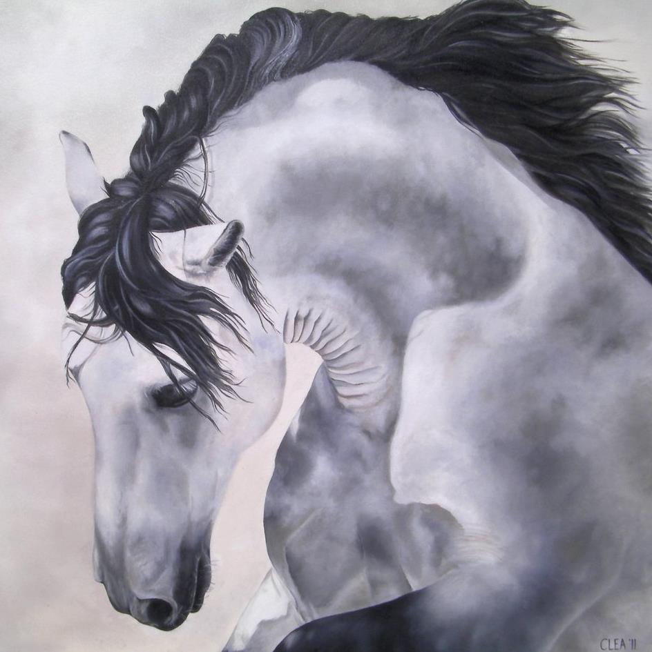 Horse stunning painting
